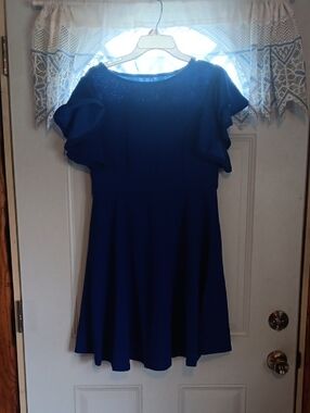 SHEIN Bold Royal Blue Women's Dress